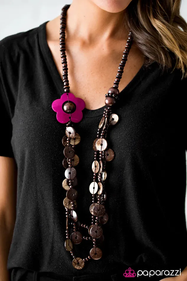 Paparazzi Jewelry Necklaces Paparazzi Necklace Honolulu Hula Pink