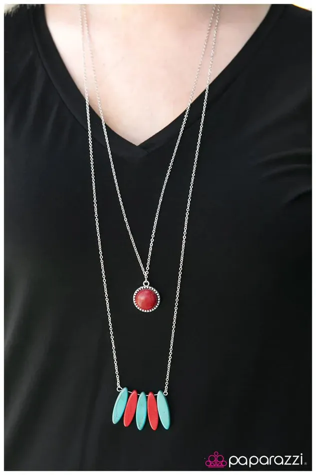 Paparazzi Jewelry Necklaces Paparazzi Necklace Meet The Flintstones Multi
