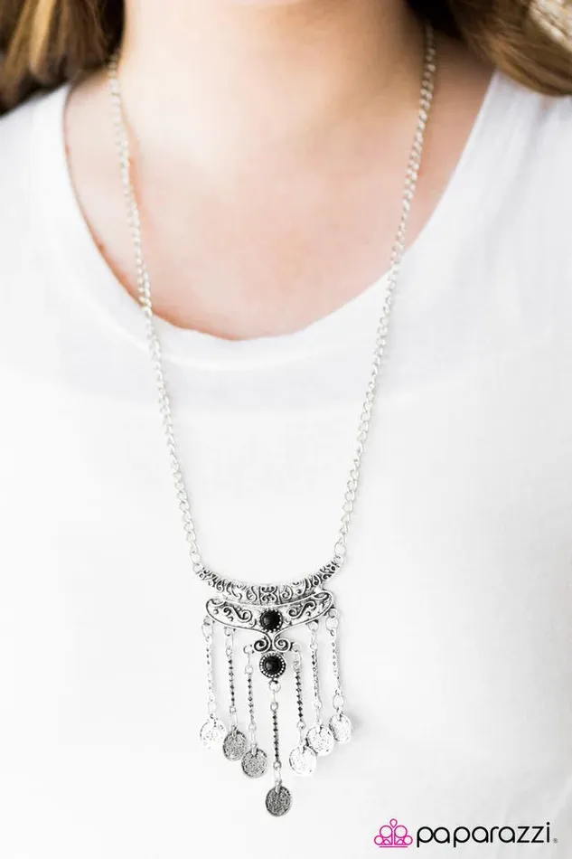 Paparazzi Jewelry Necklaces Paparazzi Necklace My Greatest Adventure Black