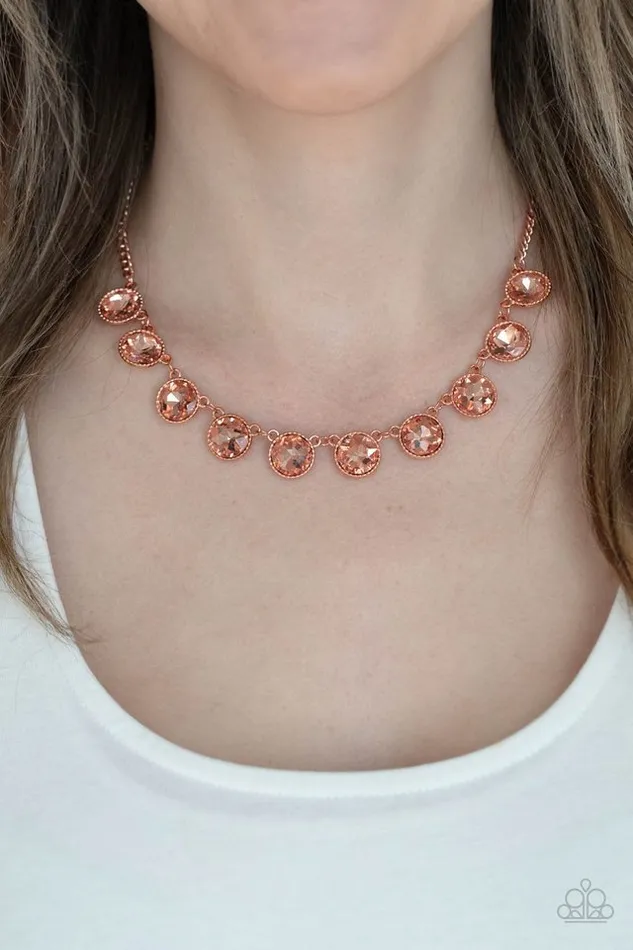 Paparazzi Jewelry Necklaces Paparazzi Necklace Mystical Majesty Copper