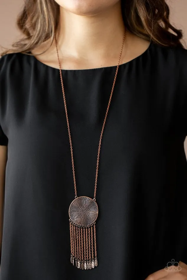 Paparazzi Jewelry Necklaces Paparazzi Necklace Natures Melody Copper