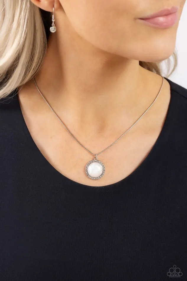 Paparazzi Jewelry Necklaces Paparazzi Necklace Pixie Potential White