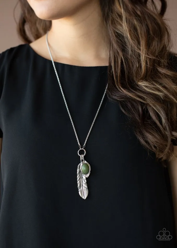 Paparazzi Jewelry Necklaces Paparazzi Necklace Sahara Quest Green