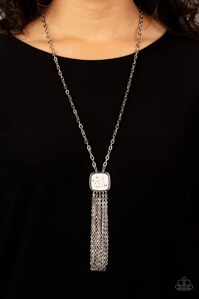 Paparazzi Jewelry Necklaces Paparazzi Necklace Seaside Season White