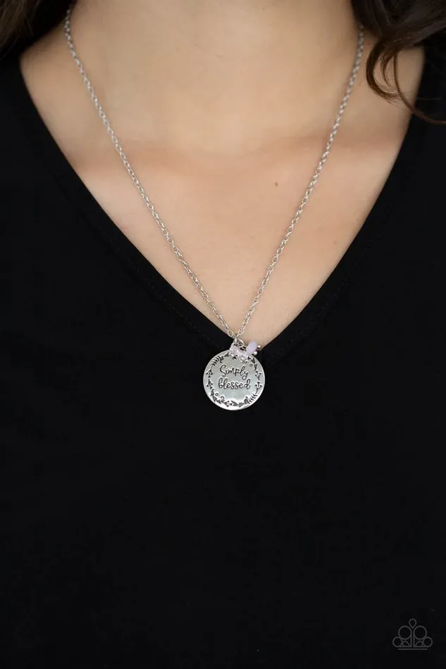 Paparazzi Jewelry Necklaces Paparazzi Necklace Simple Blessings Pink