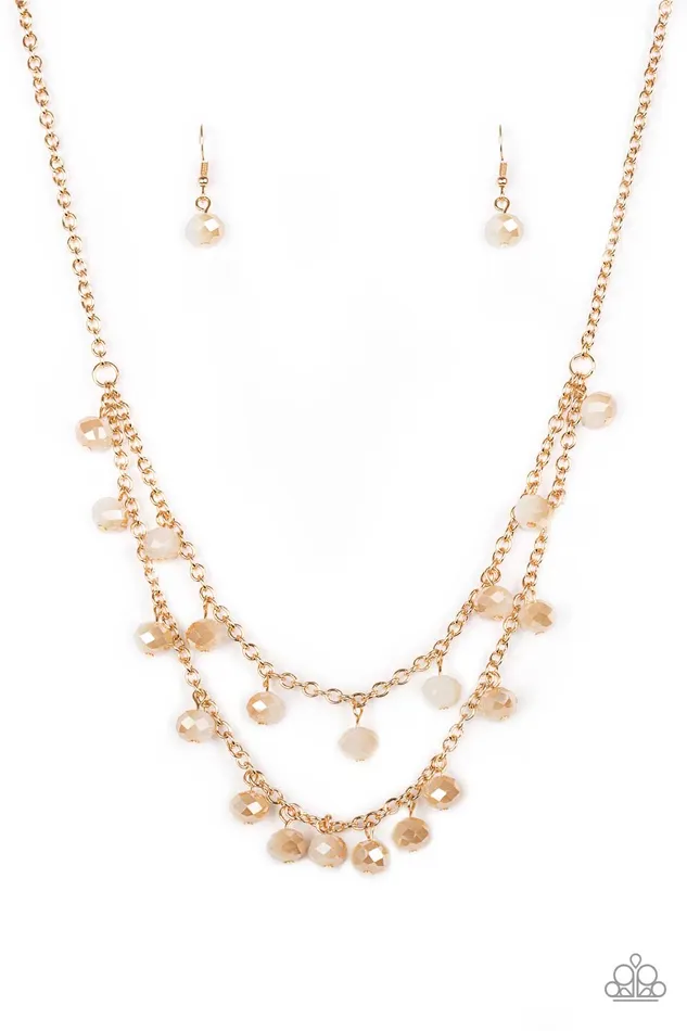 Paparazzi Jewelry Necklaces Paparazzi Necklace Super Supernova Gold