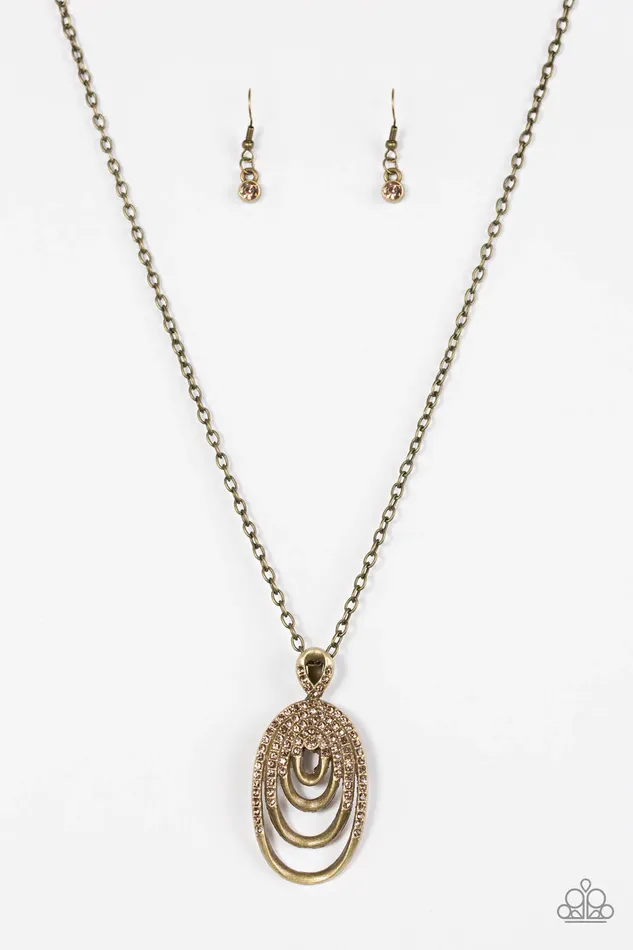 Paparazzi Jewelry Necklaces Paparazzi Necklace The Heiress Brass