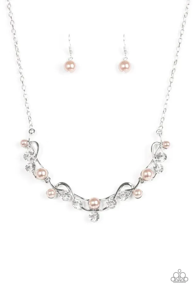 Paparazzi Jewelry Necklaces Paparazzi Necklace Tie The Knot Brown