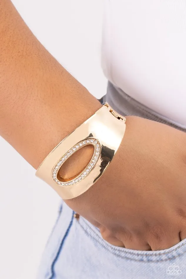 Paparazzi Jewelry Paparazzi Bracelet Raised in Radiance Gold Bracelets