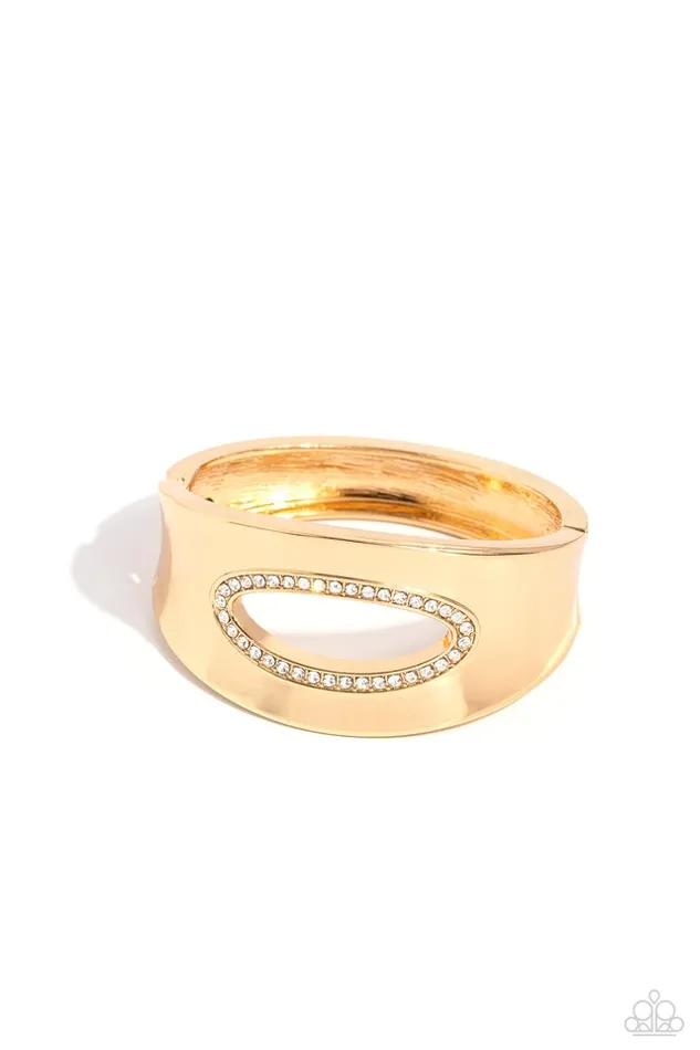 Paparazzi Jewelry Paparazzi Bracelet Raised in Radiance Gold Bracelets Paparazzi Jewelry Paparazzi Bracelet Raised in Radiance Gold Bracelets