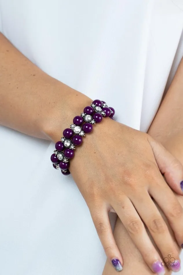 Paparazzi Jewelry Paparazzi Bracelet Starlight Reflection Purple Bracelets