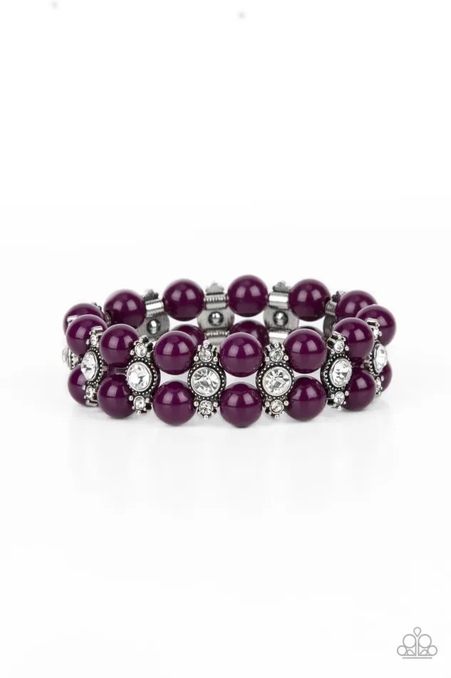 Paparazzi Jewelry Paparazzi Bracelet Starlight Reflection Purple Bracelets Paparazzi Jewelry Paparazzi Bracelet Starlight Reflection Purple Bracelets