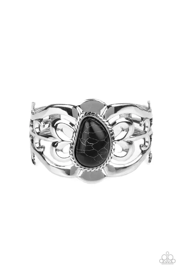 Paparazzi Jewelry Paparazzi Bracelet The MESAS are Calling Black Bracelets Paparazzi Jewelry Paparazzi Bracelet The MESAS are Calling Black Bracelets
