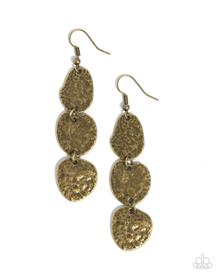 Paparazzi Jewelry Paparazzi Earring Ancient Archive Brass Earrings Paparazzi Jewelry Paparazzi Earring Ancient Archive Brass Earrings