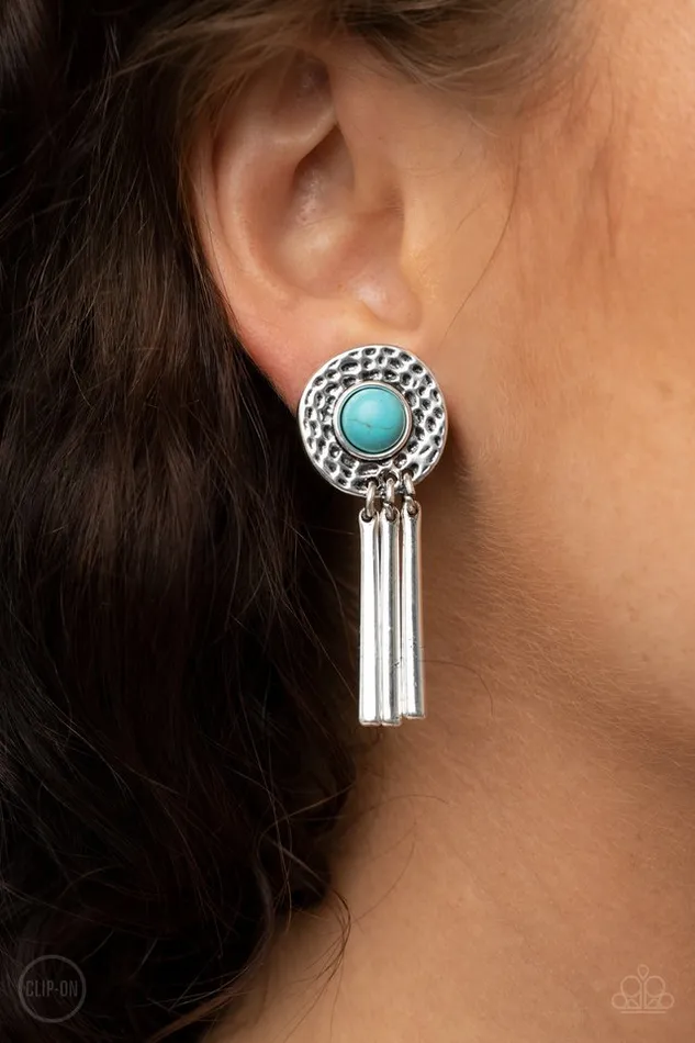 Paparazzi Jewelry Paparazzi Earring Desert Amulet Blue Earrings