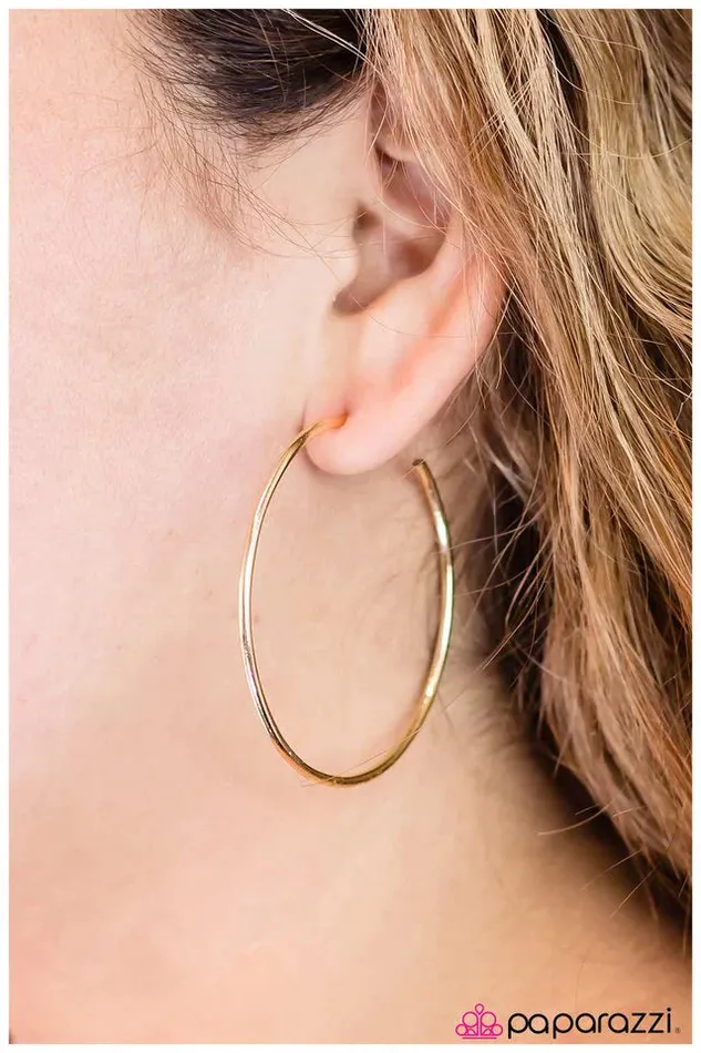 Paparazzi Jewelry Paparazzi Earring In The HOOP Gold Earrings