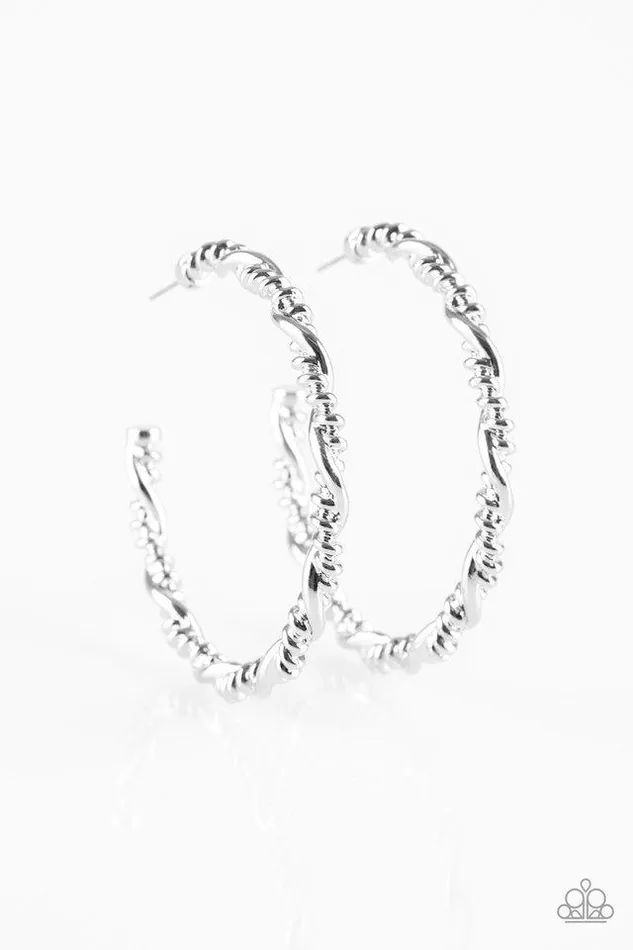 Paparazzi Jewelry Paparazzi Earring Street Mod Silver Earrings