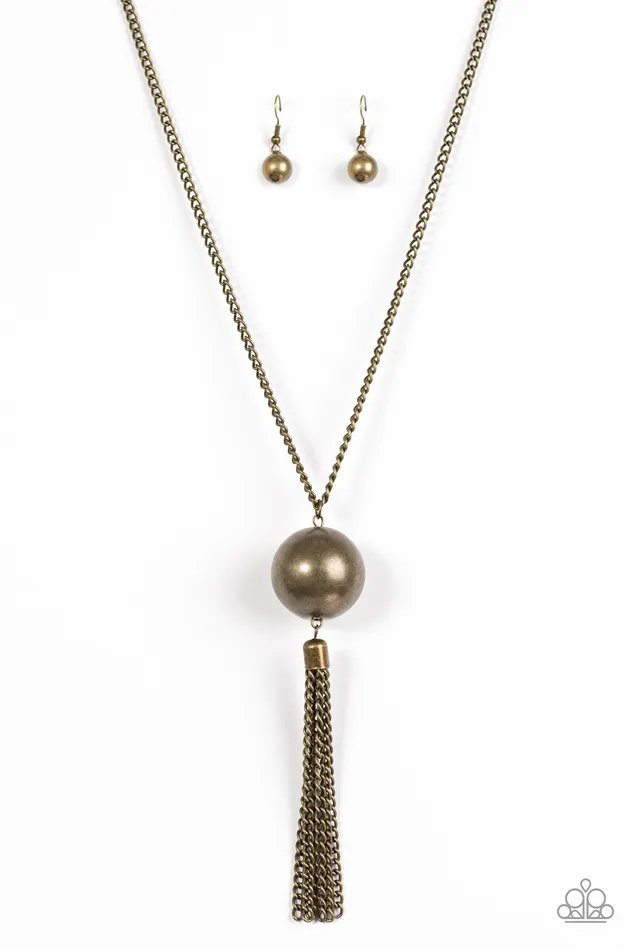 Paparazzi Jewelry Paparazzi Necklace Big Baller Brass Necklaces