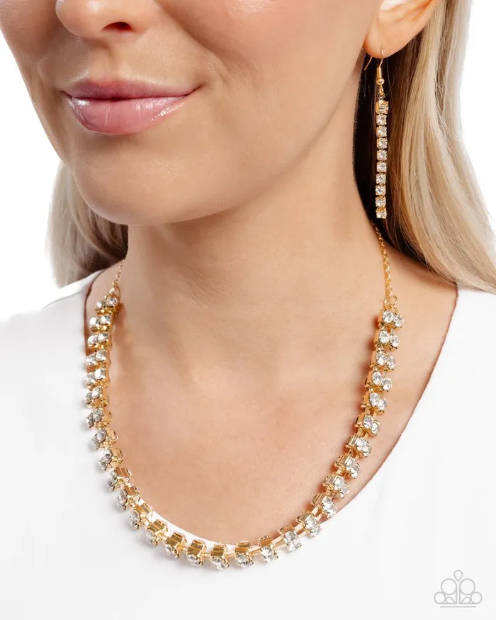 Paparazzi Jewelry Paparazzi Necklace Linked Lady Gold Necklaces