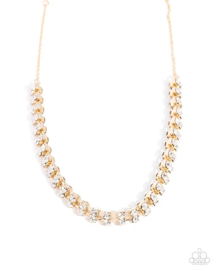 Paparazzi Jewelry Paparazzi Necklace Linked Lady Gold Necklaces Paparazzi Jewelry Paparazzi Necklace Linked Lady Gold Necklaces