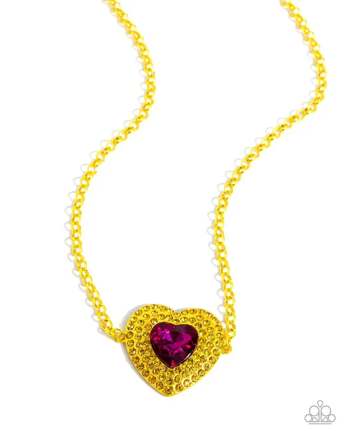 Paparazzi Jewelry Paparazzi Necklace Locket Leisure Yellow Necklaces Paparazzi Jewelry Paparazzi Necklace Locket Leisure Yellow Necklaces