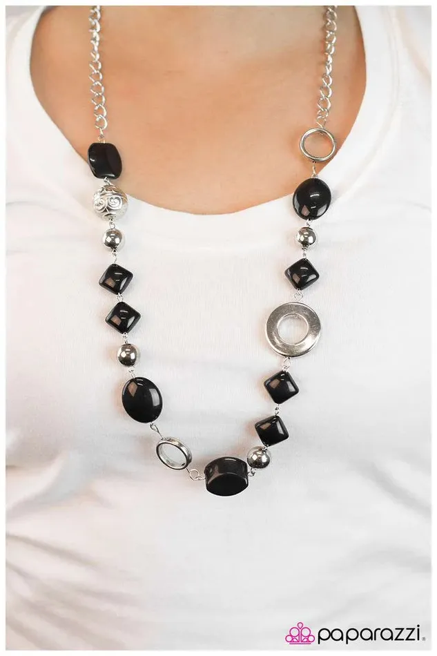 Paparazzi Jewelry Paparazzi Necklace Oh Baby Black Necklaces