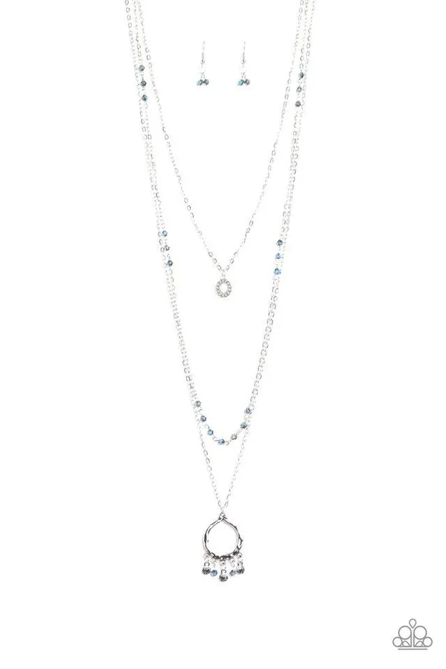 Paparazzi Jewelry Paparazzi Necklace Treasures and Trinkets Blue Necklaces