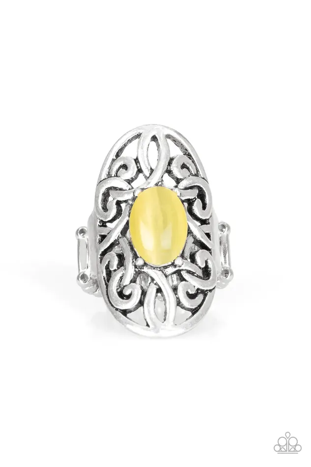 Paparazzi Jewelry Paparazzi Ring GLEAM Big Yellow Rings