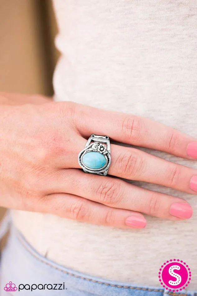 Paparazzi Jewelry Rings Paparazzi Ring All For The WEST Blue
