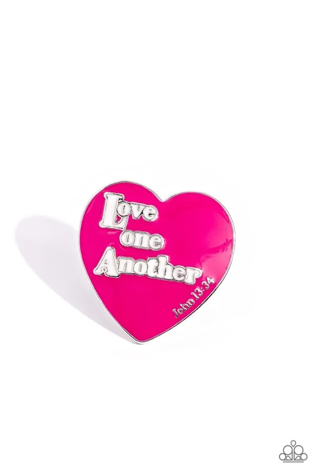 Paparazzi Jewelry Rings Paparazzi Ring As I Have Loved You Pink