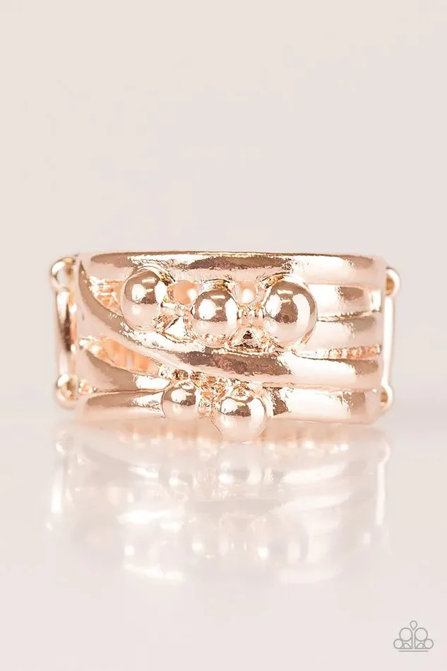 Paparazzi Jewelry Rings Paparazzi Ring Chance Of Shimmer Rose Gold
