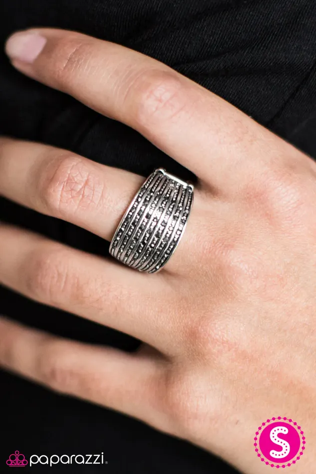 Paparazzi Jewelry Rings Paparazzi Ring City Storm Silver