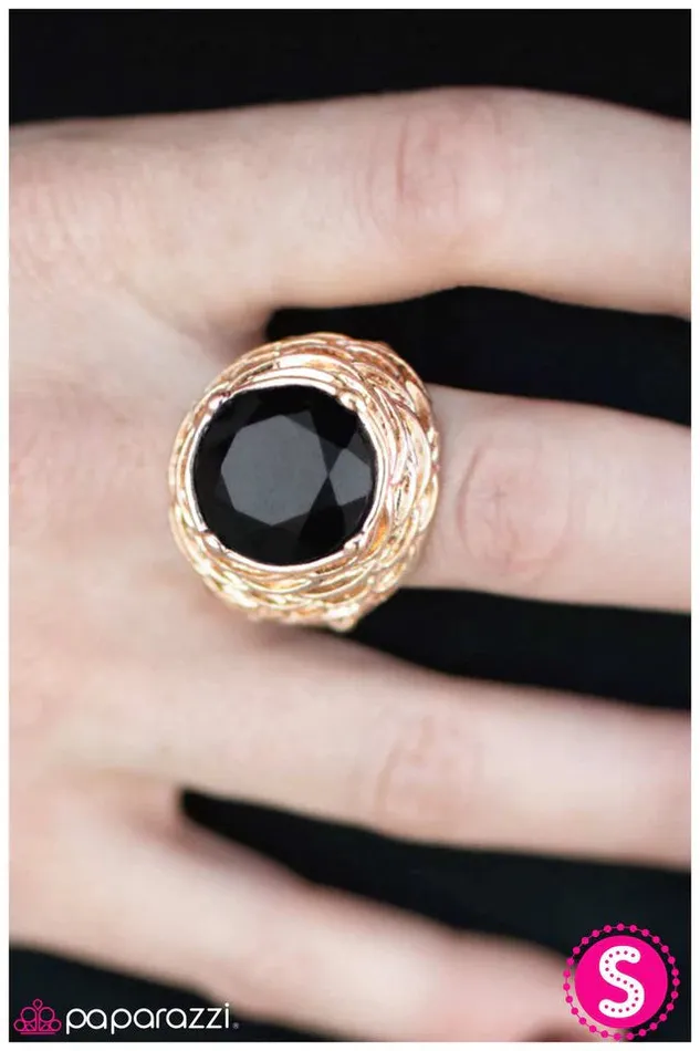 Paparazzi Jewelry Rings Paparazzi Ring Did Somebody Say Sparkle Black
