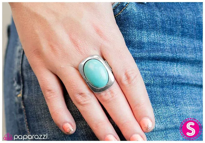 Paparazzi Jewelry Rings Paparazzi Ring Earth Angel Blue