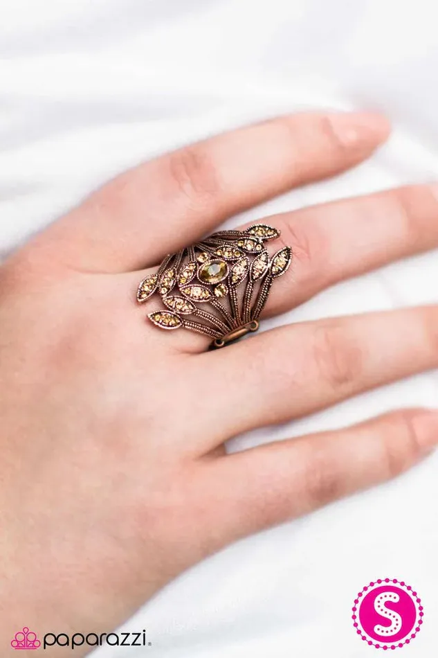 Paparazzi Jewelry Rings Paparazzi Ring Garden Retreat Copper