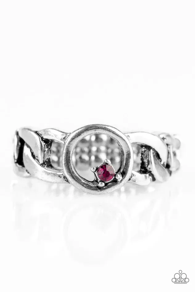 Paparazzi Jewelry Rings Paparazzi Ring Rogue Sparkle Pink