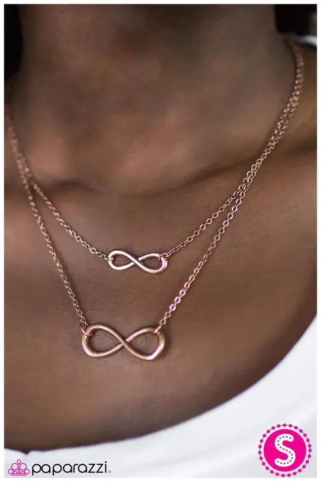 Paparazzi Necklace Always On My Mind Copper Paparazzi Jewelry Necklaces