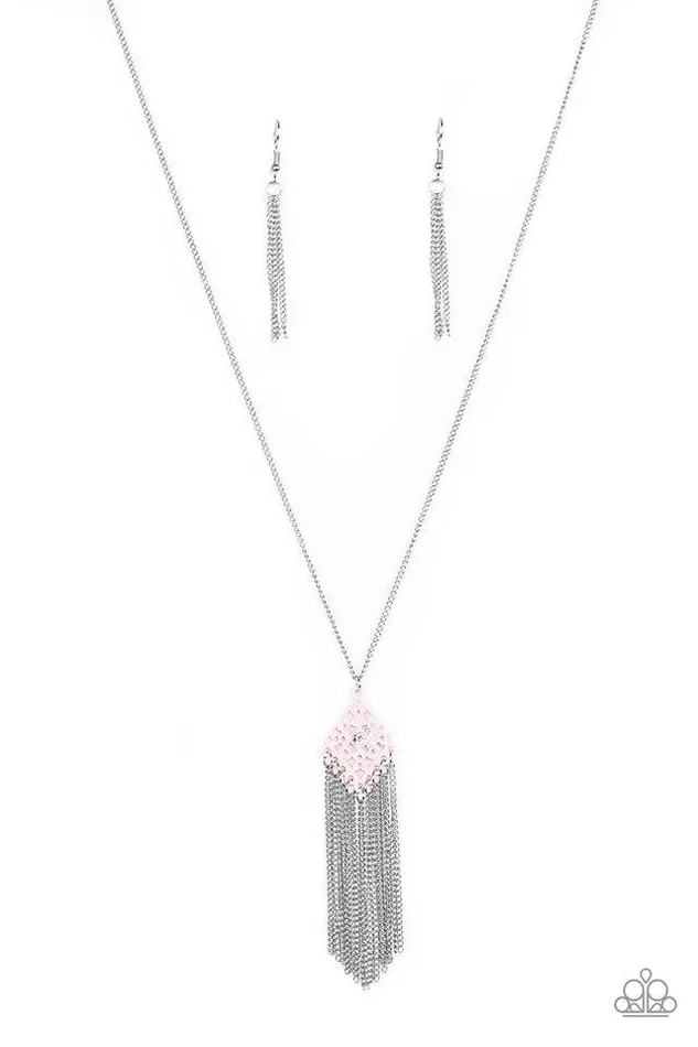 Paparazzi Necklace Color Me Capricious Pink Paparazzi Jewelry Necklaces