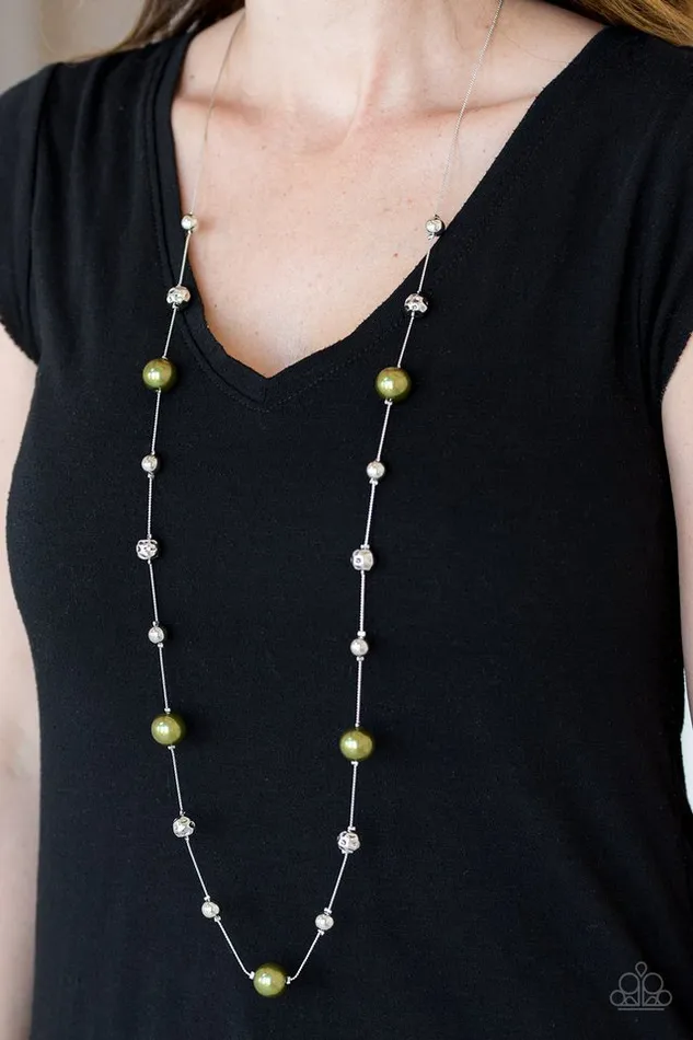 Paparazzi Necklace Eloquently Eloquent Green Paparazzi Jewelry Necklaces