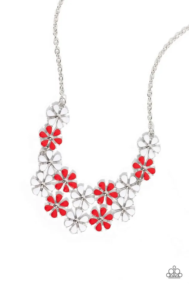 Paparazzi Necklace Floral Fever Red Paparazzi Jewelry Necklaces Paparazzi Necklace Floral Fever Red Paparazzi Jewelry Necklaces