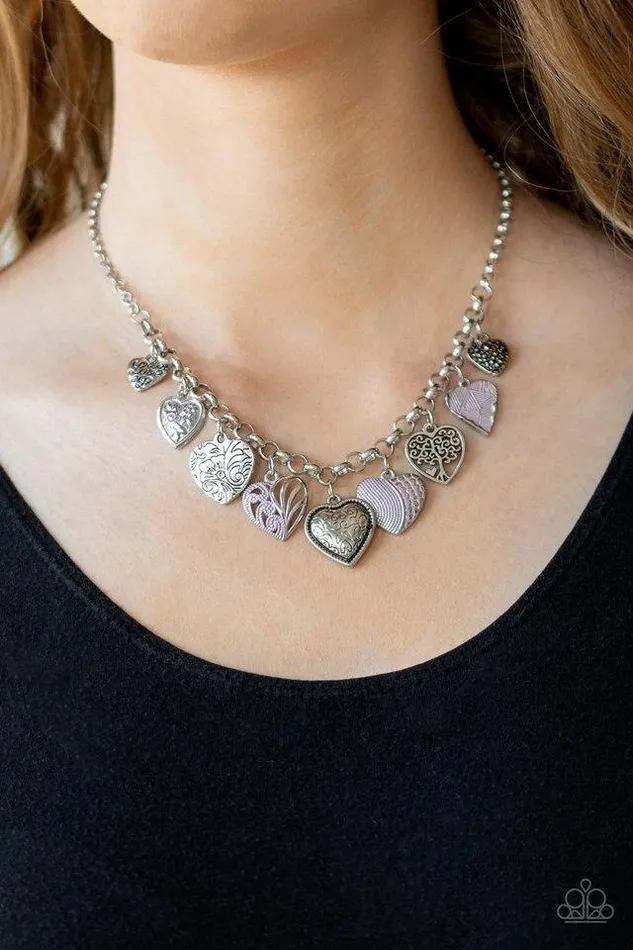 Paparazzi Necklace Grow Love Purple Paparazzi Jewelry Necklaces