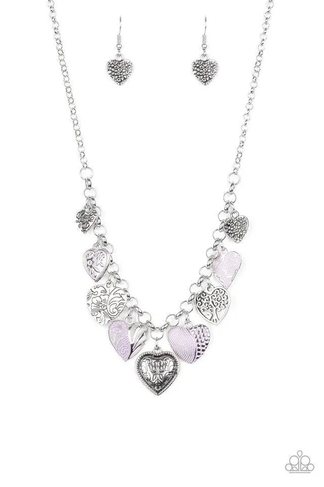Paparazzi Necklace Grow Love Purple Paparazzi Jewelry Necklaces