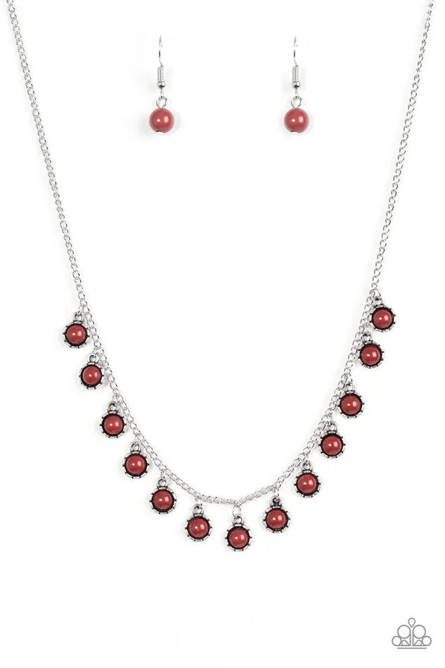 Paparazzi Necklace Gypsy Glow Brown Paparazzi Jewelry Necklaces