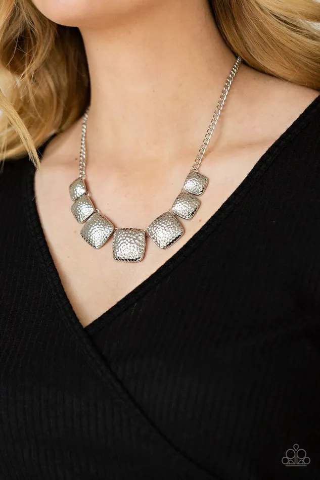 Paparazzi Necklace Keeping It RELIC Silver Paparazzi Jewelry Necklaces