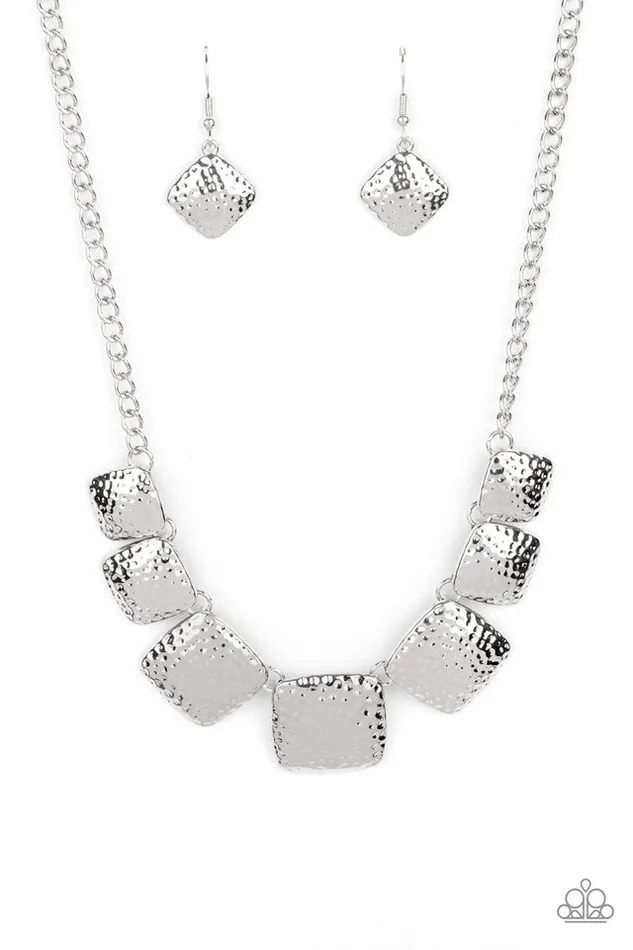 Paparazzi Necklace Keeping It RELIC Silver Paparazzi Jewelry Necklaces Paparazzi Necklace Keeping It RELIC Silver Paparazzi Jewelry Necklaces