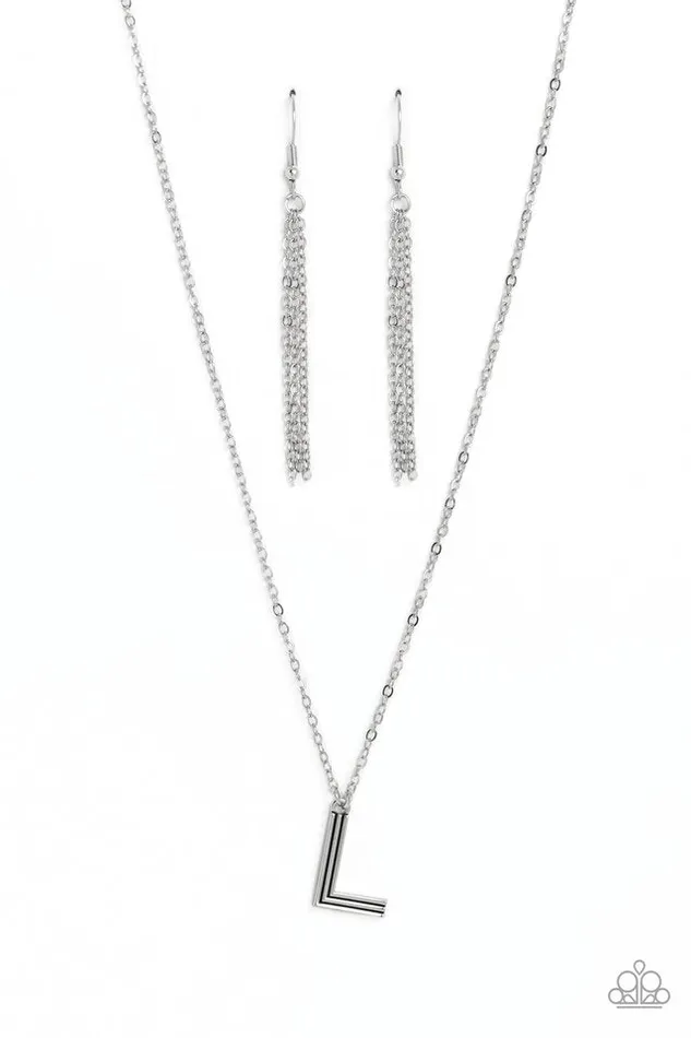 Paparazzi Necklace Leave Your Initials Silver L Paparazzi Jewelry Necklaces Paparazzi Necklace Leave Your Initials Silver L Paparazzi Jewelry Necklaces