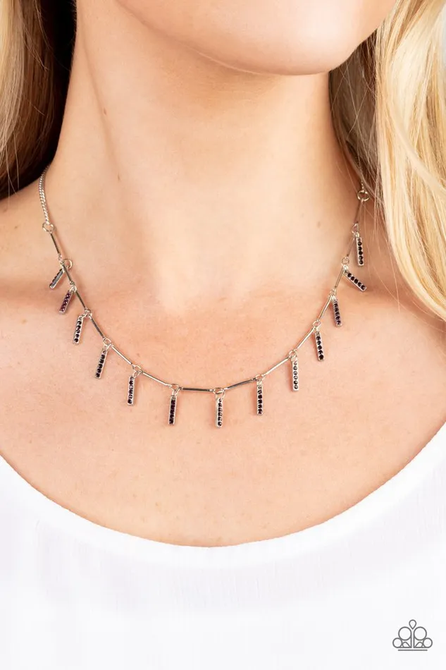 Paparazzi Necklace Metro Muse Purple Paparazzi Jewelry Necklaces