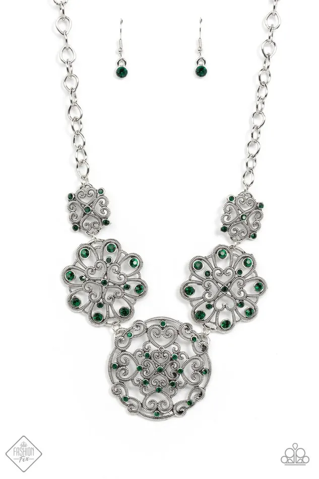Paparazzi Necklace Royally Romantic Green Paparazzi Jewelry Necklaces Paparazzi Necklace Royally Romantic Green Paparazzi Jewelry Necklaces