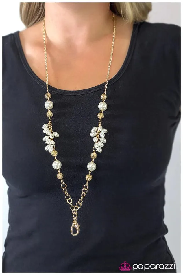Paparazzi Necklace The Finer Things White Paparazzi Jewelry Necklaces
