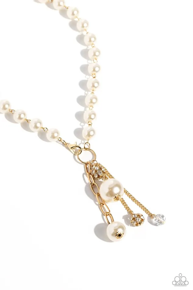 Paparazzi Necklace White Collar Welcome Gold Paparazzi Jewelry Necklaces Paparazzi Necklace White Collar Welcome Gold Paparazzi Jewelry Necklaces
